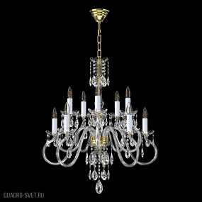 Подвесная хрустальная люстра ArtGlass MIRACLE 04-CH