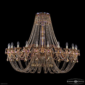 Большая хрустальная люстра Bohemia IVELE Crystal 1406/24/530 G M777