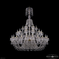 Большая хрустальная люстра Bohemia IVELE Crystal 1403/24+12+6/530/XL-170 G