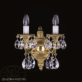 Бра ARTGLASS SARKA II. BRASS ANTIQUE
