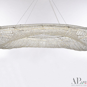 Большая хрустальная светодиодная люстра APL LED Rimini S523.0.160.A.4000