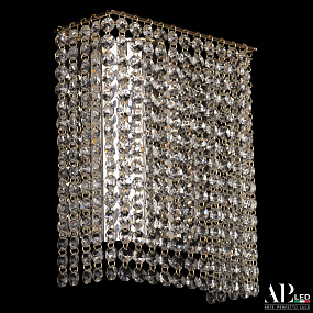 Бра хрустальное светодиодное APL LED Rimini S500.B1.20-27.A.3000.Gold