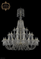 Большая хрустальная люстра Bohemia Art Classic 11.26.24+12+6.530.XL-168.Gd.B