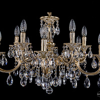 Литая подвесная люстра с хрусталем Bohemia IVELE Crystal 1702/5+5/265+181/A/GW