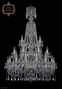 Большая хрустальная люстра Bohemia Art Classic 11.12.16+8+4.300.3d.XL-132.Gd.Sp