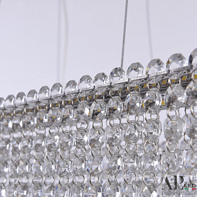 Хрустальная подвесная светодиодная люстра APL LED Sicilia SH05.74.C.Ni.4000