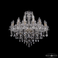 Большая хрустальная люстра Bohemia IVELE Crystal 1415/16+8/300 Pa
