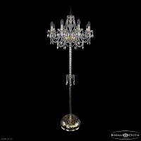 Торшер с хрусталем Bohemia IVELE Crystal 1411T2/8/195-165 G