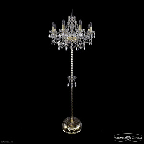 Торшер с хрусталем Bohemia IVELE Crystal 1411T2/8/195-165 G