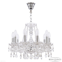 Хрустальная подвесная люстра Bohemia IVELE Crystal 116/10/141 Ni