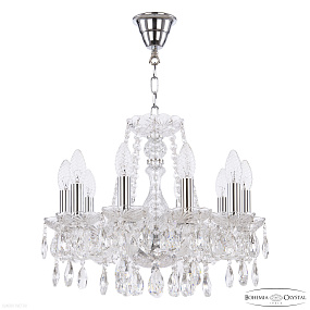 Хрустальная подвесная люстра Bohemia IVELE Crystal 116/10/141 Ni