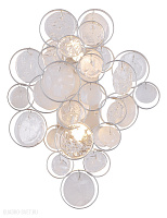 Бра Crystal Lux DESEO AP2 SILVER