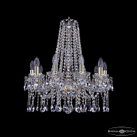 Хрустальная подвесная люстра Bohemia IVELE Crystal 1413/10/200/h-60 G