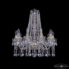 Хрустальная подвесная люстра Bohemia IVELE Crystal 1413/10/200/h-60 G