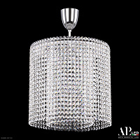 Хрустальный светодиодный подвесной светильник APL LED Sicilia SH01.35.A.LED -DIM.Ni.Tube