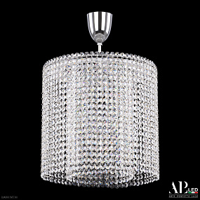 Хрустальный светодиодный подвесной светильник APL LED Sicilia SH01.35.A.LED -DIM.Ni.Tube