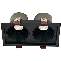 Встраиваемый светодиодный светильник 2x10W, 3000K Wertmark DORSUM WTD.O21.660.30.20
