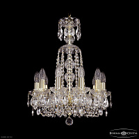 Хрустальная подвесная люстра Bohemia IVELE Crystal 1402/10/141/XL-58 G