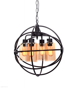Подвесной светильник Lumina Deco STRADI LDP 11509-4 BK