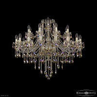 Большая хрустальная люстра Bohemia IVELE Crystal 1415/16+8/360 G R801