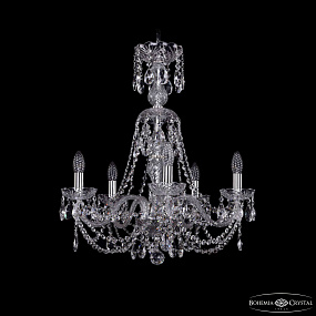 Хрустальная подвесная люстра Bohemia IVELE Crystal 1406/5/195/XL-64 Ni