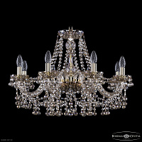Хрустальная подвесная люстра Bohemia IVELE Crystal 1409/8/240 G M801