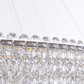 Большая хрустальная светодиодная люстра APL LED Sicilia SH13.100.C.Ni.4000