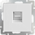 Телефонная розетка  RJ-11 (белая) Werkel WL01-RJ-11