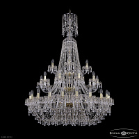 Большая хрустальная люстра Bohemia IVELE Crystal 1410/20+10+5/400/XL-158/3d G V0300