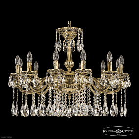 Подвесная хрустальная люстра Bohemia Ivele Crystal 75101/12/250 A GB