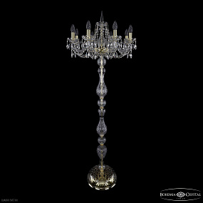 Торшер с хрусталем Bohemia IVELE Crystal 1402T1/8/195-160 G