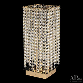 Хрустальная светодиодная настольная лампа APL LED Rimini S500.L4.15-38.B.3000.Gold