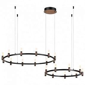 Большая светодиодная люстра Odeon Light Candel 5009/98LA