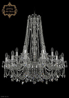 Большая хрустальная люстра Bohemia Art Classic 11.25.12+6.300.h-91.Cr.Sp