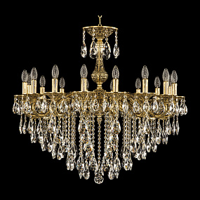 Большая хрустальная люстра Bohemia Ivele Crystal Florence 71102/16/300 B GB