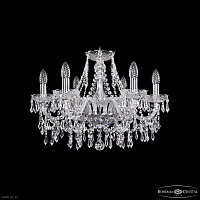 Хрустальная подвесная люстра Bohemia IVELE Crystal 1403/6/195 Ni
