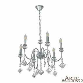 Подвесная хрустальная люстра Arte Milano 342101/6 CR