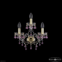 Бра с хрусталем Bohemia IVELE Crystal 1410B/2+1/141 G V7010