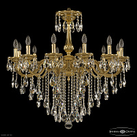 Подвесная хрустальная люстра Bohemia Ivele Crystal 75101/12/300 B G