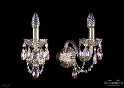 Бра хрустальное Bohemia IVELE Crystal 1400/1/G/BIG/M701