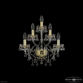 Бра с хрусталем Bohemia IVELE Crystal 1409B/2+2+1/160 G