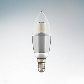 Лампа светодиодная LIGHTSTAR свеча E14 7W 3000K