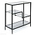 Кованый металлический консольный столик AllConsoles  1013-CB loft grey