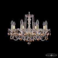 Хрустальная подвесная люстра Bohemia IVELE Crystal 1402/8/195/G/K721