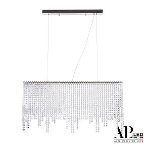 Хрустальная подвесная светодиодная люстра APL LED Sicilia SH06.70.B.Ni.4000