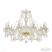 Хрустальная подвесная люстра Bohemia IVELE Crystal 105/10/300 G