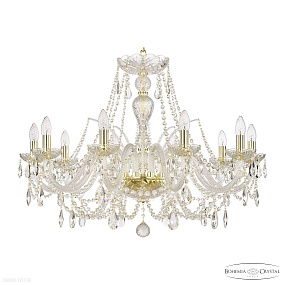 Хрустальная подвесная люстра Bohemia IVELE Crystal 105/10/300 G