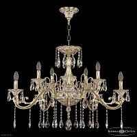 Большая хрустальная люстра Bohemia IVELE Crystal 70123/10/320 A GW U1