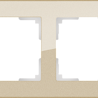 Рамка на 2 поста (шампань) Werkel WL01-Frame-02