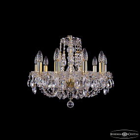 Хрустальная подвесная люстра Bohemia IVELE Crystal 1406/10/160/G
